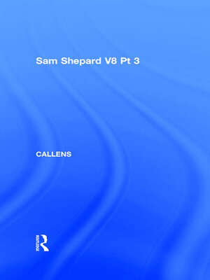 cover image of Sam Shepard V8 Pt 3
